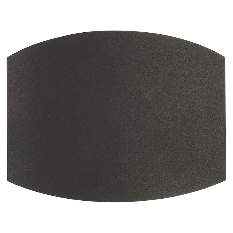 Minka Lavery Danorum LED Outdoor Wall Sconce | Modern Minimalist Matte Black Aluminum | Covered Patio & Entryway | Model 72398-66-L