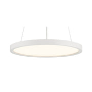 Minka Lavery 15in 1-Light LED Pendant | Modern White Aluminum and Acrylic | Kitchen Island & Dining Room | 15 x 15 x 1 in | Model 725-44-L