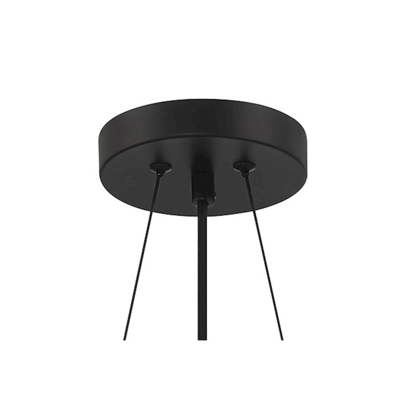 Minka Lavery 30W LED Pendant 15in | Modern Coal Aluminum and Acrylic | Kitchen Island & Dining Room | 823 Lumens, 3000K, Dimmable | Model 725-66A-L