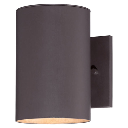 Minka Lavery Skyline 8in 1-Light Wall Sconce | Contemporary Dorian Bronze Aluminum | Entryway & Hallway Accent | Model 72501-615B-PL
