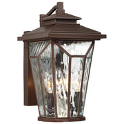 Minka Lavery Satomi 8in 4-Light Outdoor Wall Sconce | Traditional Alder Bronze | Covered Porch & Entryway | 8 x 9 x 14 in | Model 72512-246