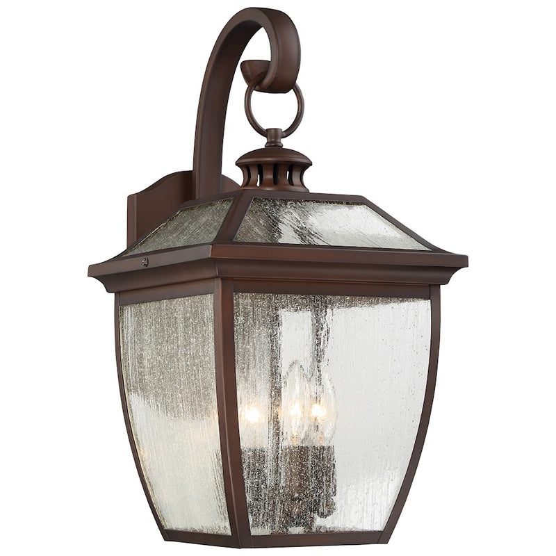 Minka Lavery Sunnybrook 19in 4-Light Outdoor Wall Sconce | Traditional Alder Bronze | Entryway & Patio | 10 x 11.75 x 19.25 in | Model 72523-246