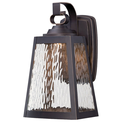 Minka Lavery Talera 1-Light LED Wall Sconce | Transitional Oil Rubbed Bronze and Gold Highlights | Entryway & Covered Patio | Model 73102-143C-L