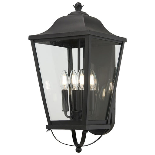 Minka Lavery Savannah 4 Light Outdoor Wall Mount, Sand Coal