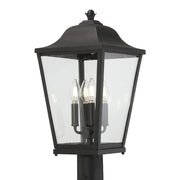 Minka Lavery Savannah 4-Light Outdoor Chain Hung Lantern | Contemporary Sand Coal Aluminum and Clear Glass | Covered Patios & | Model 73288-66