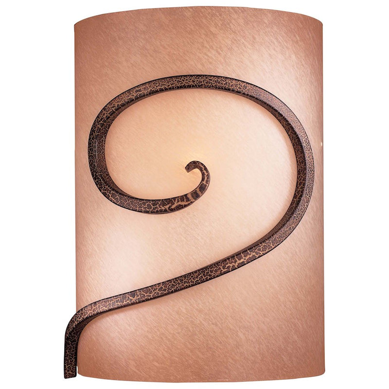 Minka Lavery Caspian 1-Light Wall Sconce | Traditional Golden Bronze | Hallway & Bedroom Accent Light | 11 in H | Model 734-355