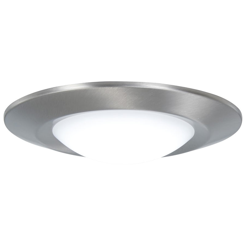 Minka Lavery LED Flushmount | Transitional Brushed Nickel | Hallway & Bedroom Ceiling Light | 8 x 8 x 1 in | Model 739-2-84-L