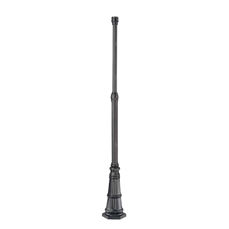 Minka Lavery Post with Base 83in Outdoor Lamp Post | Traditional Heritage Finish Aluminum | Driveway & Garden Path Lighting | Model 7902-94