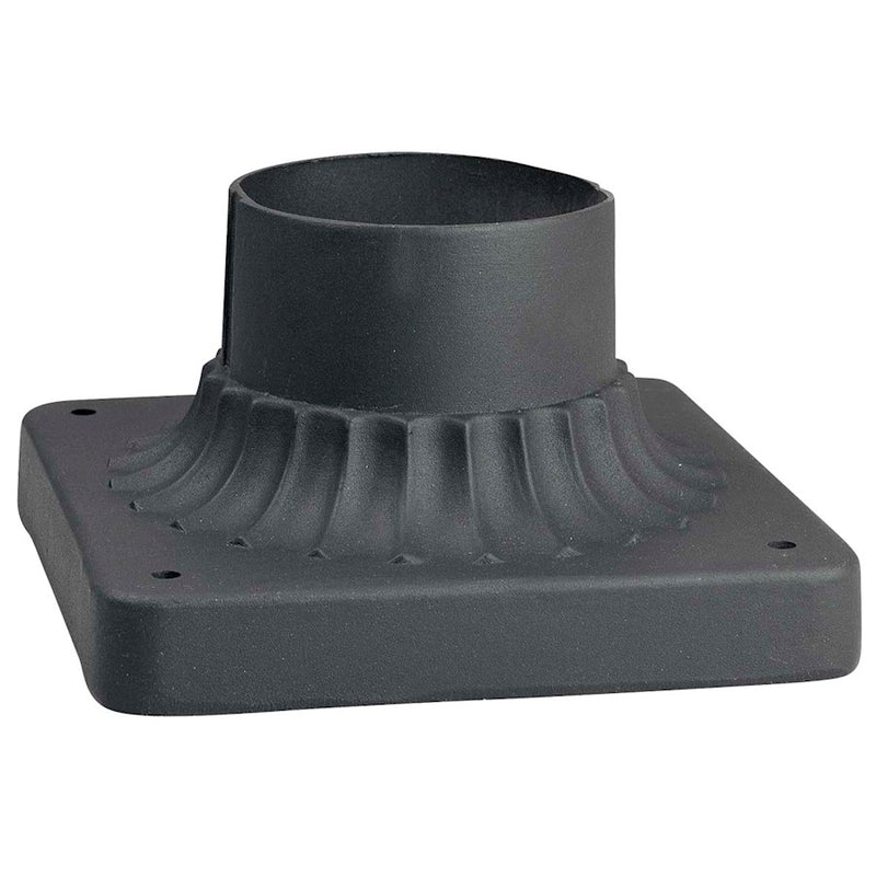 Minka Lavery Pier Mount | Traditional Black Outdoor | Entryway & Patio Ceiling Light | 6 x 6 x 4 in | Model 7930-66