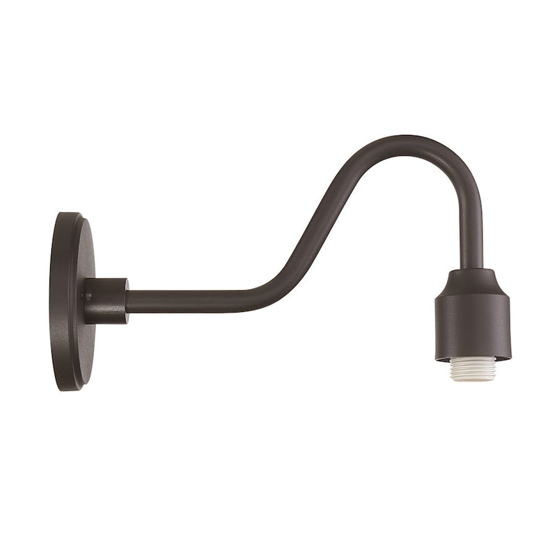 Minka Lavery Reflective Lighting Arm 10in | Transitional Coal Finish | Lighting Accessory for Accent & Display | 6 x 6 x 8 in | Model 7971-12A-66