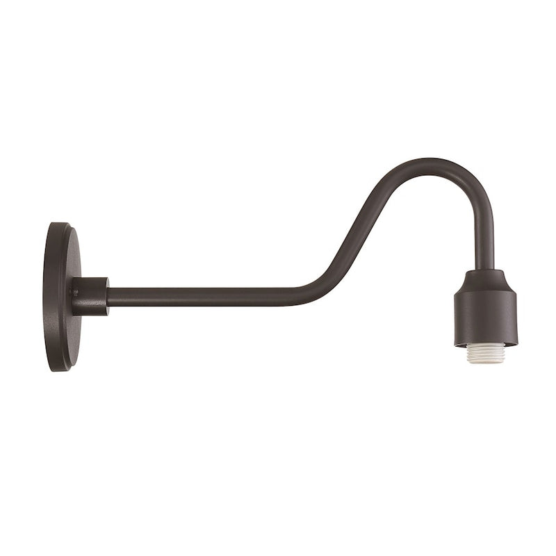 Minka Lavery Reflective Lighting Arm 8in | Transitional Coal Steel | Accent & Display Lighting Accessory | 6 x 6 x 8.5 in | Model 7971-17A-66