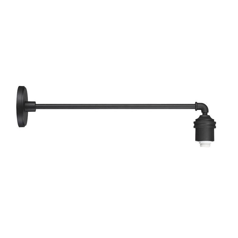 Minka Lavery 7972-29C-66 6in 1-Light Outdoor Wall Sconce | Coal | Entryway & Covered Patio | 6 x 6 x 8 in | Model 7972-29C-66