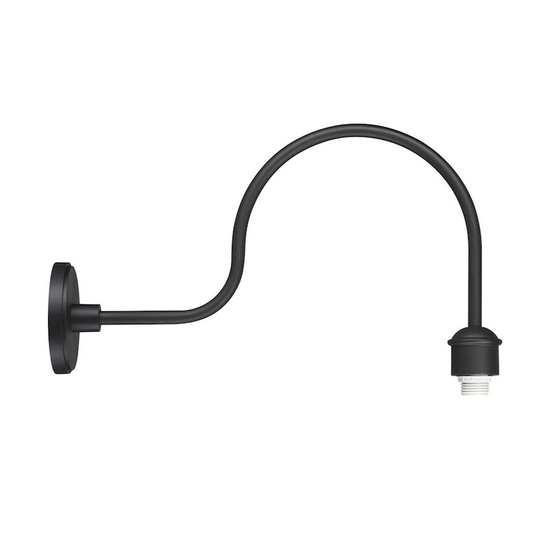 Minka Lavery 14in 1-Light Outdoor Wall Mount | Transitional Coal Finish | Outdoor Sconce | 6 x 6 x 13.5 in | Model 7973-24B-66