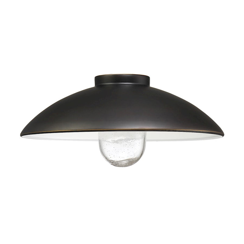 Minka Laver Reflective 14in Lamp Shade | Oil Rubbed Bronze with Gold Highlights Metal | Living Room & Bedroom Accent | Model 7984-14-143C