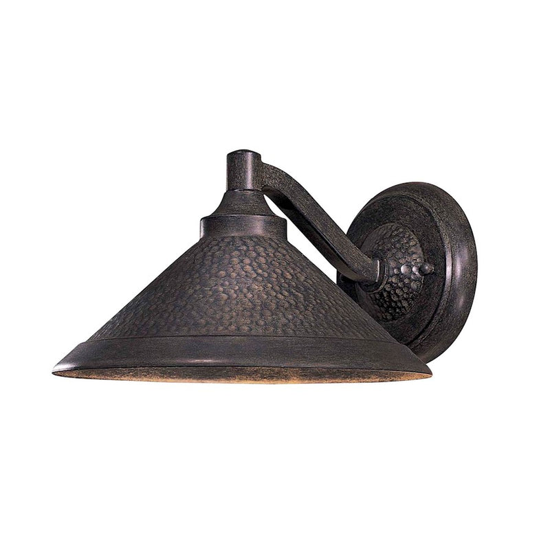 Minka Lavery Kirkham 1-Light Wall Sconce | Rustic Aspen Bronze Iron | Entryway & Covered Porch | 11 x 12 x 6.5 in | Model 8102-A138