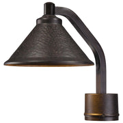 Minka Lavery Kirkham 1-Light LED Post Light | Rustic Aspen Bronze and Clear Glass | Outdoor Entry & Pathway | 11 in H | Model 8106-A138-L