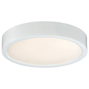 Minka Lavery LED Flush Mount 16in | Transitional Harvard Court Bronze and Opal Glass | Bathroom & Hallway | Model 826-281-L