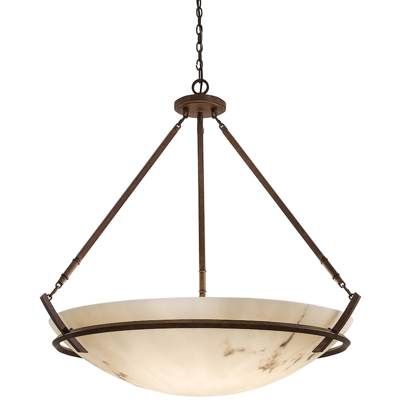 Minka Lavery Calavera 44in 8-Light Pendant | Traditional Nutmeg Bronze and Stone | Dining Room & Foyer | 44 x 44 x 43 in | Model 83-14