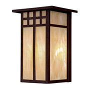 Minka Lavery Scottsdale Pocket Lantern 1-Light Wall Sconce | Mission Textured French Bronze | Covered Patio & Entryway | Model 8602-A179-PL