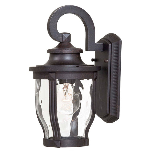 Minka Lavery Merrimack 1-Light Outdoor Wall Sconce | Traditional Corona Bronze | Covered Patio & Entryway | 6 x 8 x 12 in | Model 8761-166
