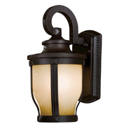Minka Lavery Merrimack 1-Light Outdoor Sconce | Traditional Corona Bronze | Covered Patio & Entryway | 6 x 8 x 12 in | Model 8761-166-PL