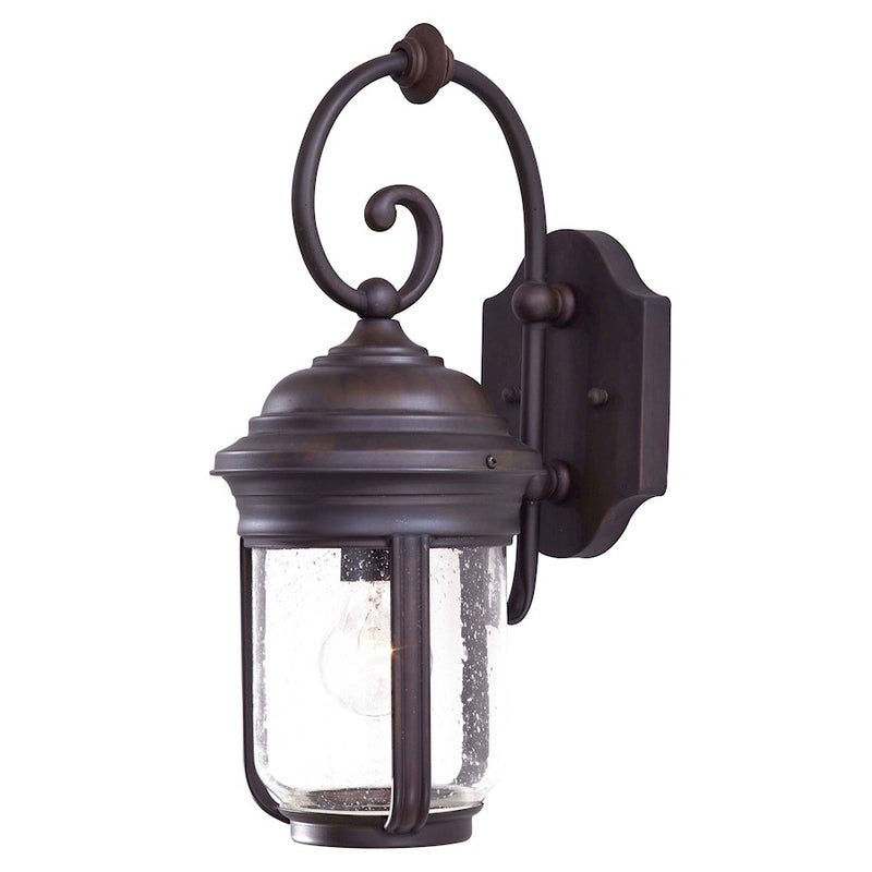 Minka Lavery Amherst 3-Light Wall Sconce | Traditional Roman Bronze Solid Brass | Outdoor Entryway & Covered Patio | Model 8817-57