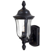 Minka Lavery Morgan Park 1-Light Outdoor Wall Sconce | Traditional Heritage Finish | Covered Patio & Entryway | 9.25 x 7.5 x 17.5 in | Model 8840-94