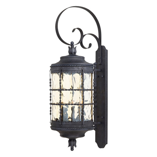 Minka Lavery Mallorca 41in 5-Light Wall Mount | Traditional Spanish Iron | Garage & Grand Entryway | 16 x 12 x 41 in | Model 8883-A39