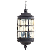 Minka Lavery Mallorca 5-Light Chain Hung Lantern | Traditional Spanish Iron Finish | Grand Porch & Garage | 12.75 x 31.75 in | Model 8884-A39