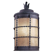Minka Lavery Mallorca 1-Light Pocket Lantern | Traditional Spanish Iron Outdoor Wall Sconce | Covered Patio & Garage Entry | Model 8887-A39-PL