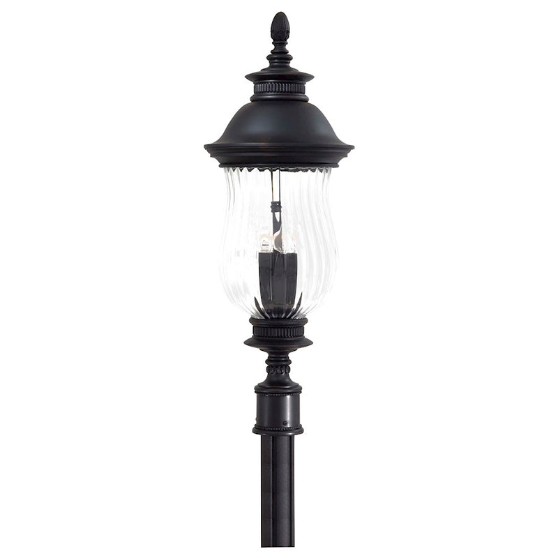 Minka Lavery Newport 33in 4-Light Post Light | Traditional Heritage Finish | Outdoor Driveway & Pathway | 12 x 12 x 33 in | Model 8906-94