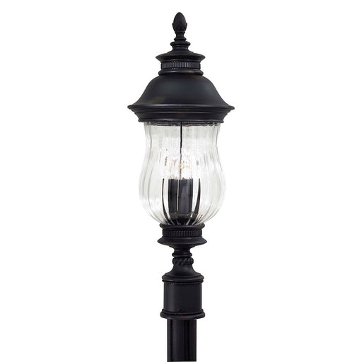 Minka Lavery Newport 28in 3-Light Post Mount | Traditional Heritage Aluminum | Driveway & Pathway Lighting | 10 x 28 in | Model 8909-94