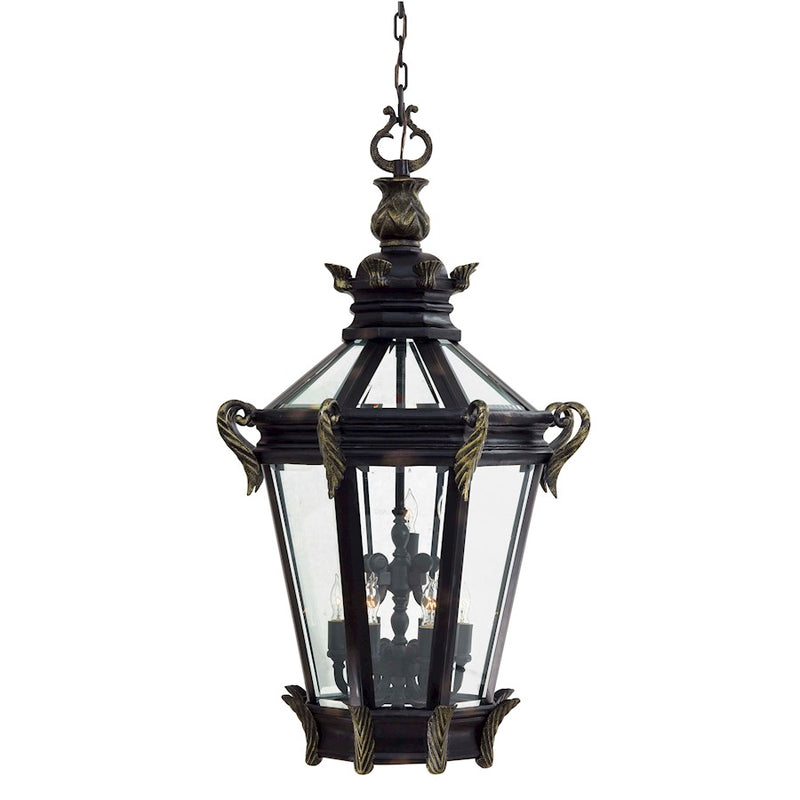 Minka Lavery Stratford Hall 9-Light Chandelier | Traditional Heritage and Gold Highlights | Dining Room & Foyer | 25 x 46 in | Model 9094-95