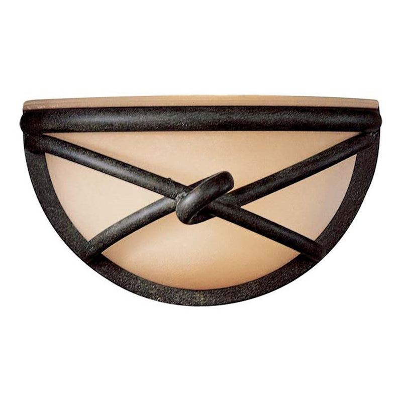 Minka Lavery Aspen Wall Sconce | Traditional Aspen Bronze Steel | Bedroom & Hallway Accent Light | 8 x 5 x 5 in, 1-Light | Model 971-138