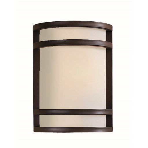 Minka Lavery Bay View 1-Light Pocket Lantern Wall Sconce | Contemporary Oil Rubbed Bronze | Covered Patio & Entryway Accent Light | Model 9801-143