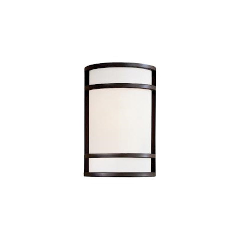 Minka Lavery Bay View 2-Light Wall Sconce | Contemporary Oil Rubbed Bronze Metal | Entryway & Hallway Accent Light | 8 x 4 x 12 in | Model 9802-143