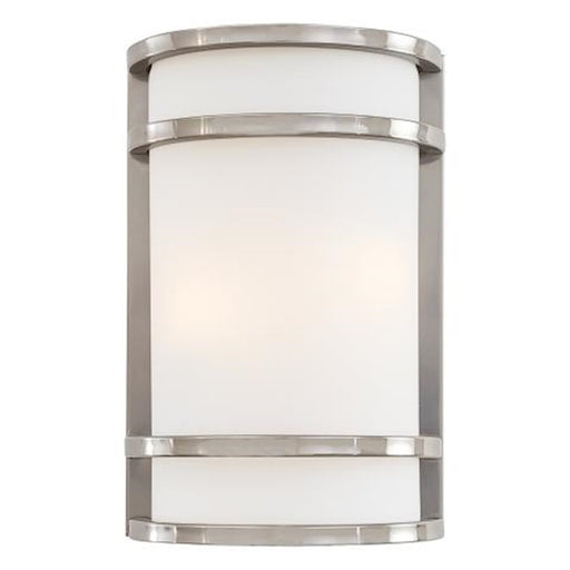 Minka Lavery Bay View 1-Light Pocket Lantern | Contemporary Brushed Stainless Steel | Hallway & Bathroom Accent | Model 9802-144-PL