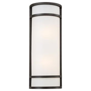 Minka Lavery Bay View 2-Light Wall Sconce | Contemporary Oil Rubbed Bronze | Entryway & Hallway Accent | 8 x 4 x 20 in | Model 9803-143