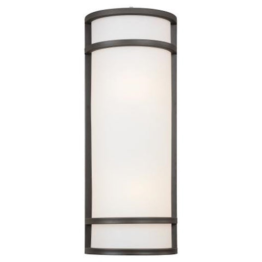 Minka Lavery Bay View 2-Light Wall Sconce | Contemporary Oil Rubbed Bronze | Entryway & Hallway Accent | 8 x 4 x 20 in | Model 9803-143-PL
