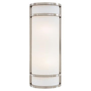 Minka Lavery Bay View 2-Light Pocket Lantern | Contemporary Brushed Stainless Steel | Hallway & Bathroom Accent | 4.5 x 8 x 20 in | Model 9803-144-PL