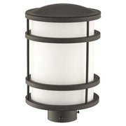 Minka Lavery Bay View 1-Light Post Light | Contemporary Oil Rubbed Bronze | Outdoor Entryway & Garden Path | 8 x 8 x 12 in | Model 9806-143