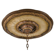 Minka Lavery Illuminati 22in Ceiling Medallion | Illuminati Bronze | Decorative Ceiling Accent | 22 in Wide | Model CM8222-177