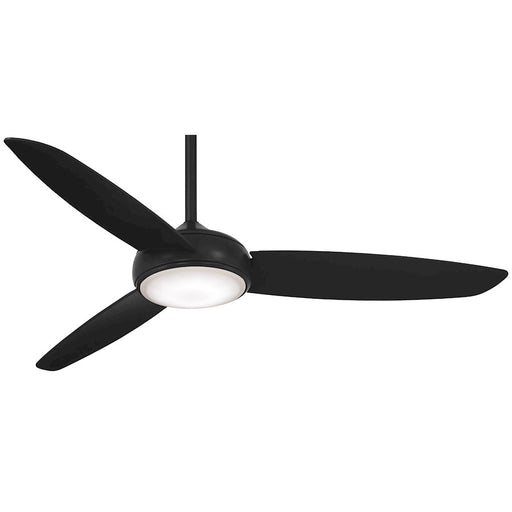 Minka Aire Concept IV LED 54in Ceiling Fan | Coal Transitional | Living Room & Bedroom | 54 x 54 x 14 in | Model F465L-CL