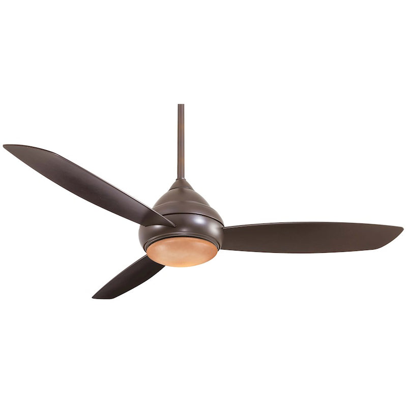 Minka Aire Concept 1 LED 58in Ceiling Fan | Oil Rubbed Bronze | Indoor & Covered Outdoor | 58 x 58 x 18 in | Model F477L-ORB