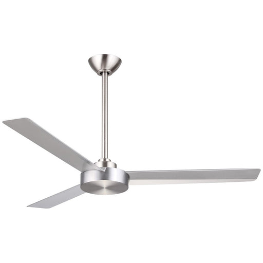 Minka Aire Roto 52in Ceiling Fan | Brushed Aluminum Industrial | Living Room & Bedroom | 52 x 52 x 9.25 in | Model F524-ABD