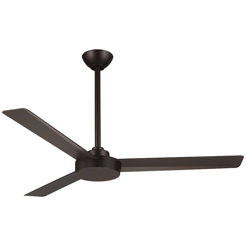 Minka Aire Roto 52in Ceiling Fan | Contemporary Oil Rubbed Bronze | Living Room & Bedroom | 52 x 52 x 9 in | Model F524-ORB