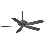 Minka Aire Sunseeker 60in Ceiling Fan | Transitional Smoked Iron | Covered Patio & Outdoor Living | 60 x 60 x 13.75 in | Model F532-SI