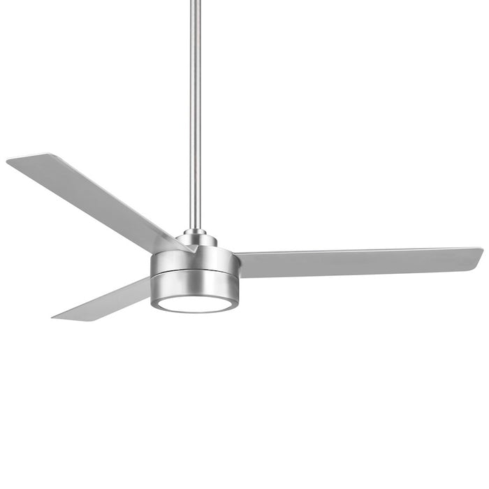 Minka Aire Roto LED 52" Ceiling Fan/Light, Brushed Aluminum/White - F535L-ABD