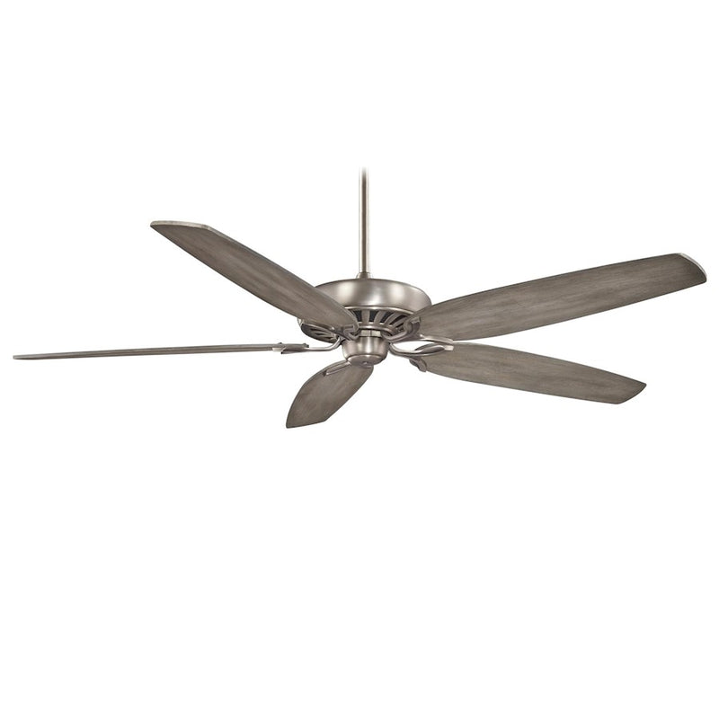 Minka Aire Great Room Traditional 72in Ceiling Fan | Brushed Nickel Finish | Living Room & Great Room | 72 x 72 x 14 in | Model F539-BNK