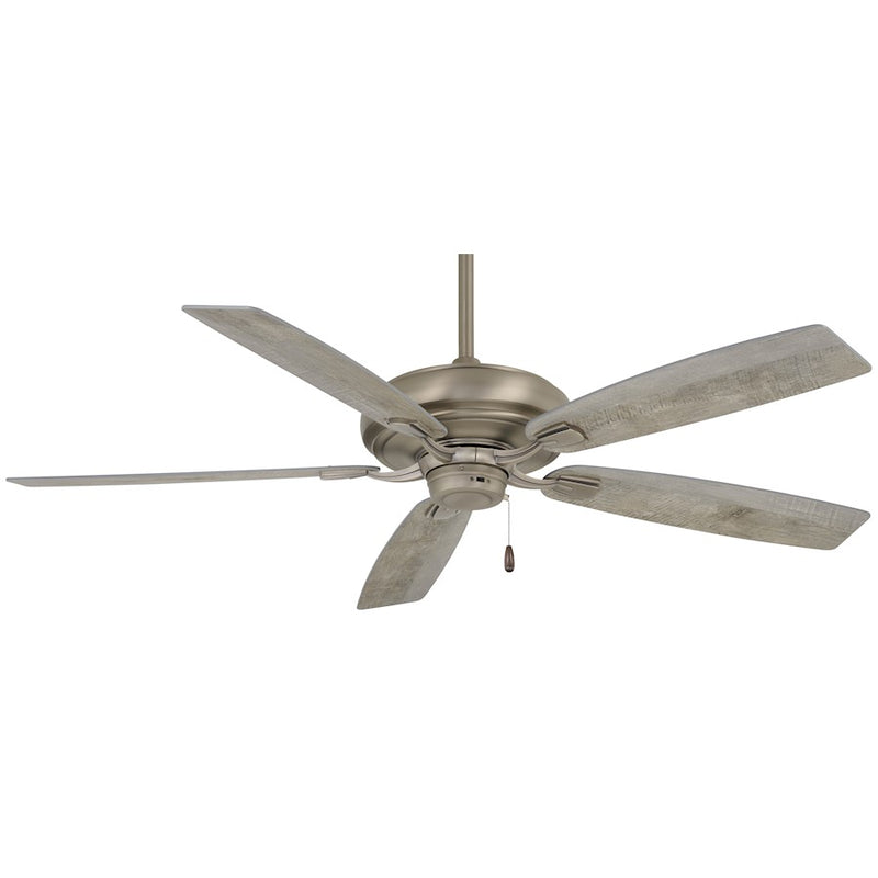 Minka Aire Watt 52in Ceiling Fan | Transitional Burnished Nickel Finish | Bedroom & Living Room | 52 x 52 x 16 in | Model F551-BNK